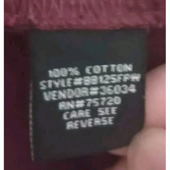 Buckle Black‎ Shirt Men's XL Burgundy Cotton Standard Fit Collar Button-Up - Picture 5 of 5